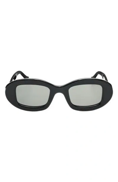Super By Retrosuperfuture® 50mm Oval Sunglasses In Black