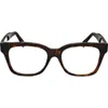 Super By Retrosuperfuture® 50mm Rectangular Reading Glasses In Black