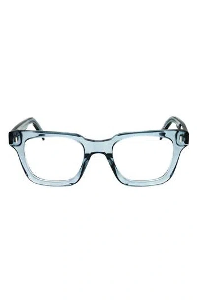 Super By Retrosuperfuture® 50mm Rectangular Reading Glasses In Blue