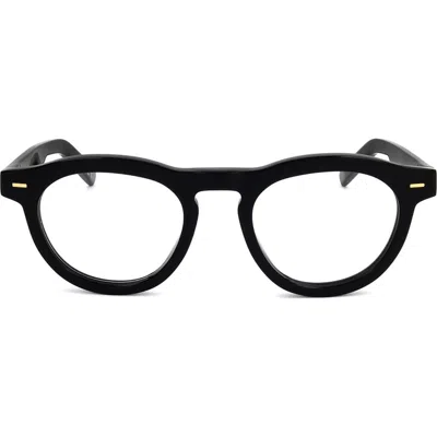 Super By Retrosuperfuture® 50mm Round Optical Glasses In Black