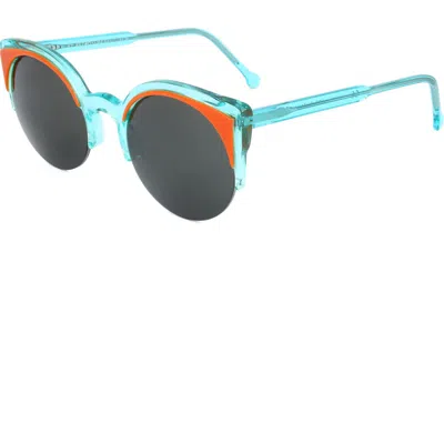 Super By Retrosuperfuture® 51mm Cat Eye Sunglasses In Blue/ Green
