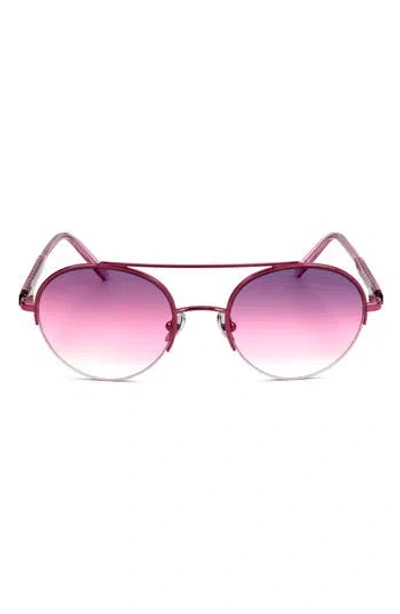 Super By Retrosuperfuture® 51mm Round Sunglasses In Pink
