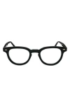 Super By Retrosuperfuture® 52mm Rectangular Reading Glasses In Black