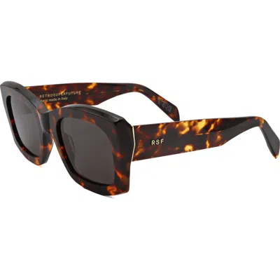 Super By Retrosuperfuture® 52mm Round Sunglasses In Havana/ Brown