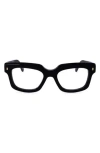 Super By Retrosuperfuture® 52mm Square Optical Frames In Black