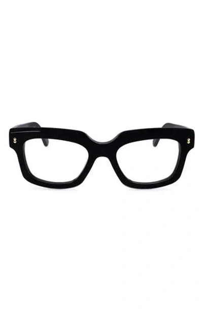 Super By Retrosuperfuture® 52mm Square Optical Frames In Black
