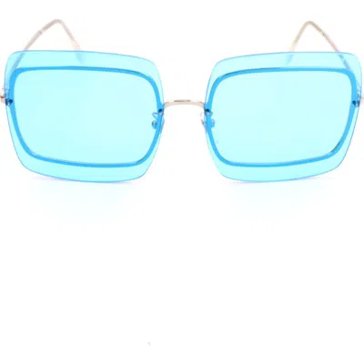Super By Retrosuperfuture® 52mm Square Sunglasses In Blue