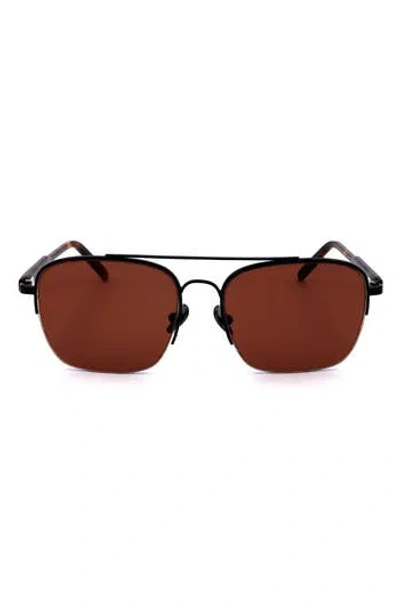 Super By Retrosuperfuture® 53mm Aviator Sunglasses In Brown