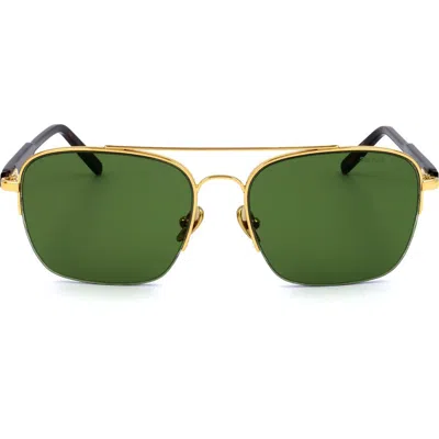 Super By Retrosuperfuture® 53mm Aviator Sunglasses In Gold