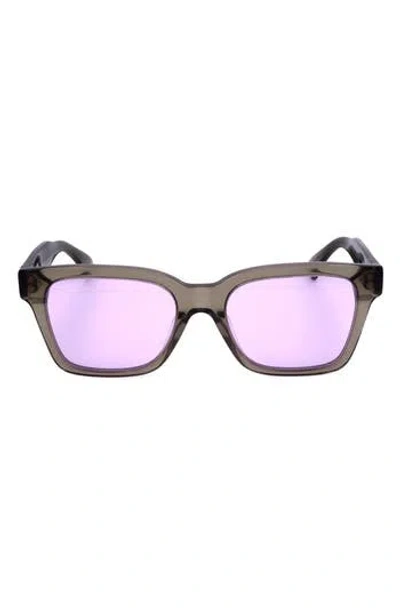 Super By Retrosuperfuture® 53mm Rectangular Sunglasses In Gray