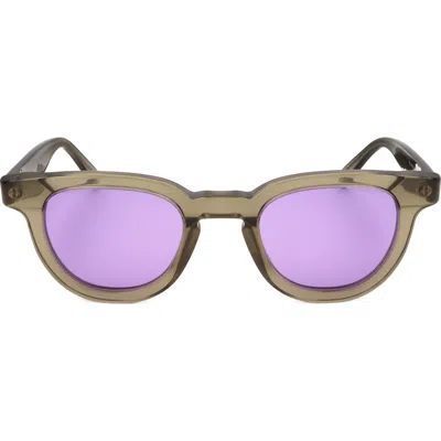 Super By Retrosuperfuture® 53mm Round Sunglasses In Gray