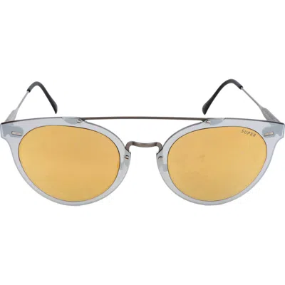 Super By Retrosuperfuture® 53mm Round Sunglasses In Silver