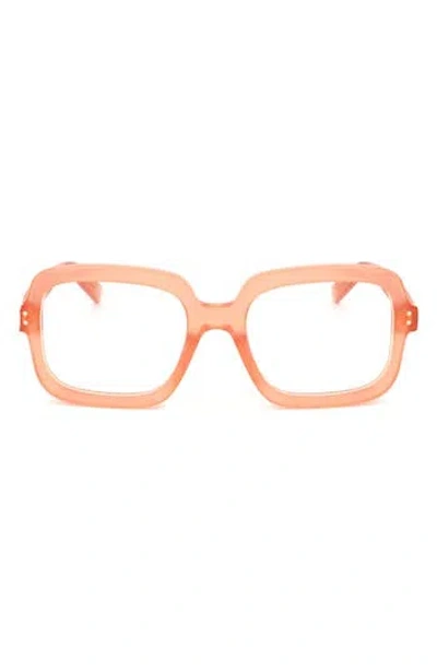 Super By Retrosuperfuture® 53mm Square Frame Sunglasses In Orange