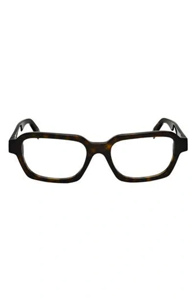 Super By Retrosuperfuture® 53mm Square Reading Glasses In Brown