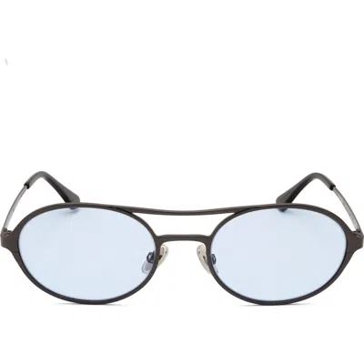 Super By Retrosuperfuture® 53mm Square Sunglasses In Blue Gun/ Dark Grey
