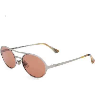 Super By Retrosuperfuture® 53mm Square Sunglasses In Dark Silver/ Dark Grey