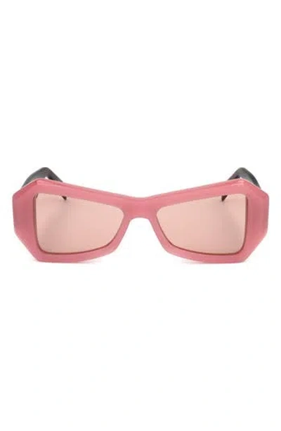 Super By Retrosuperfuture® 53mm Square Sunglasses In Pink