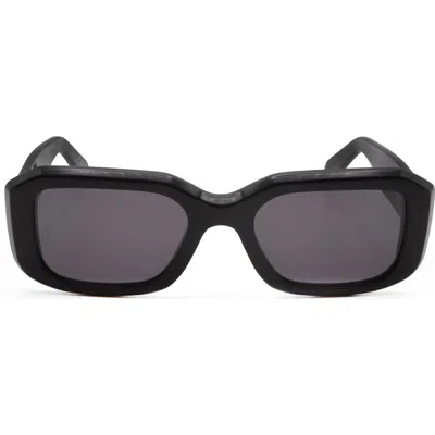 Super By Retrosuperfuture® 53mm Wrap Sunglasses In Black
