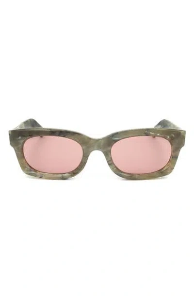 Super By Retrosuperfuture® 53mm Wrap Sunglasses In Gray