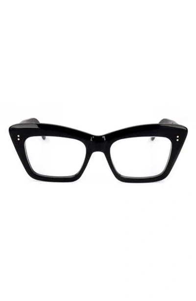 Super By Retrosuperfuture® 54mm Cat Eye Optical Glasses In Black
