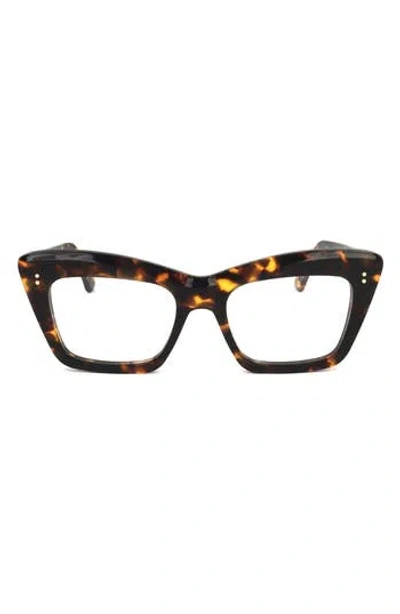 Super By Retrosuperfuture® 54mm Cat Eye Optical Glasses In Brown