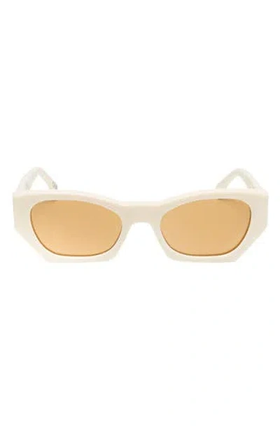Super By Retrosuperfuture® 54mm Cat Eye Sunglasses In White