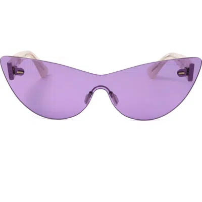 Super By Retrosuperfuture® 54mm Mask Cat Eye Sunglasses In White