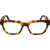 Super By Retrosuperfuture® 54mm Rectangular Reading Glasses In Brown