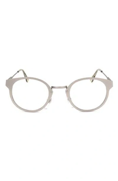 Super By Retrosuperfuture® 54mm Round Reading Glasses In Silver