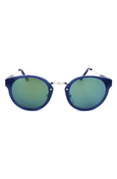 Super By Retrosuperfuture® 54mm Round Sunglasses In Blue