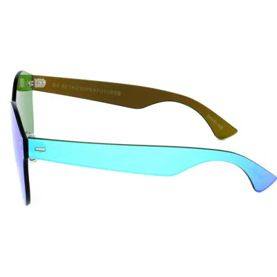 Super By Retrosuperfuture® 54mm Round Sunglasses In Blue/ Blue