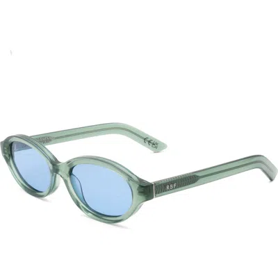 Super By Retrosuperfuture® 54mm Round Sunglasses In Green/ Green