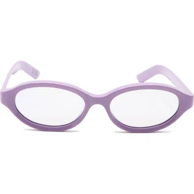 Super By Retrosuperfuture® 54mm Round Sunglasses In Violet/ Brown