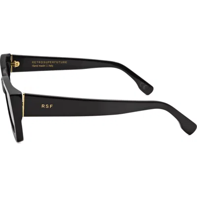 Super By Retrosuperfuture® 54mm Square Sunglasses In Black/ Dark Grey
