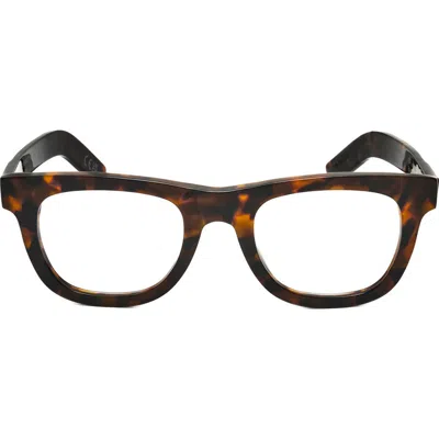 Super By Retrosuperfuture® 55mm Rectangular Reading Glasses In Brown