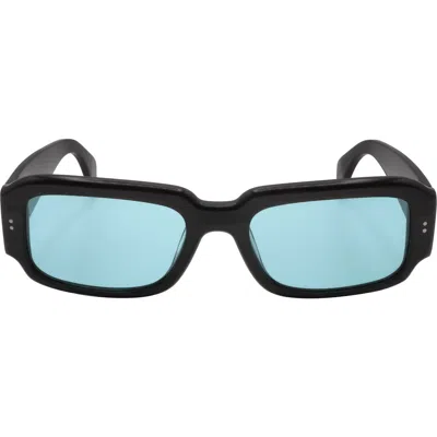 Super By Retrosuperfuture® 55mm Square Sunglasses In Black/ Orange