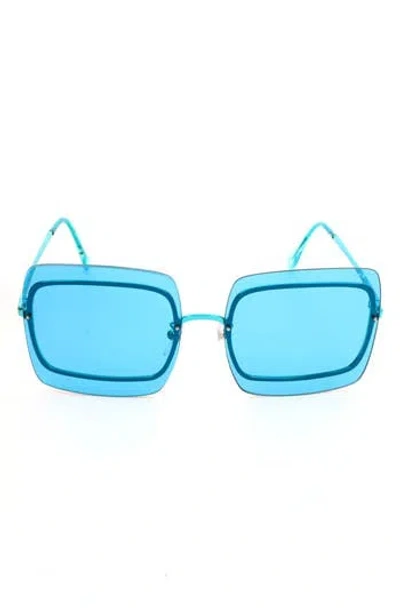 Super By Retrosuperfuture® 55mm Square Sunglasses In Blue