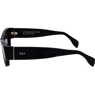 Super By Retrosuperfuture® 56mm Square Sunglasses In Black/ Dark Grey