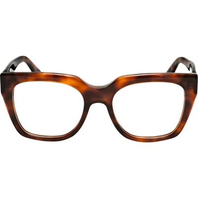 Super By Retrosuperfuture® 58mm Rectangular Reading Glasses In Brown