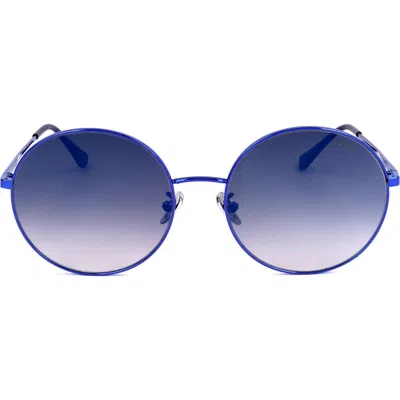 Super By Retrosuperfuture® 58mm Round Sunglasses In Blue