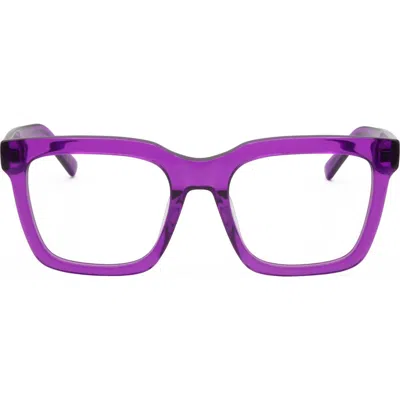Super By Retrosuperfuture® 58mm Square Optical Glasses In Purple