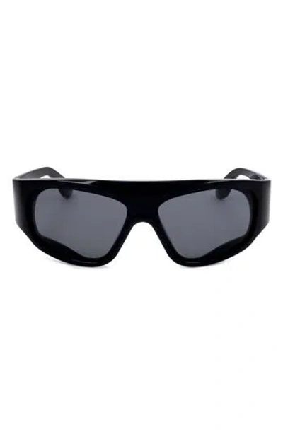 Super By Retrosuperfuture® 58mm Wrap Sunglasses In Black