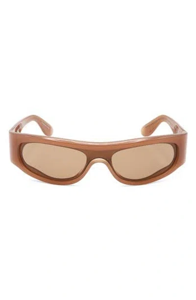Super By Retrosuperfuture® 58mm Wrap Sunglasses In Brown