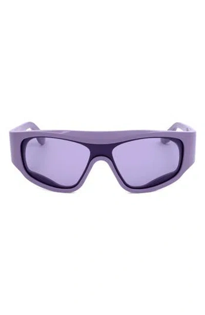 Super By Retrosuperfuture® 58mm Wrap Sunglasses In Purple