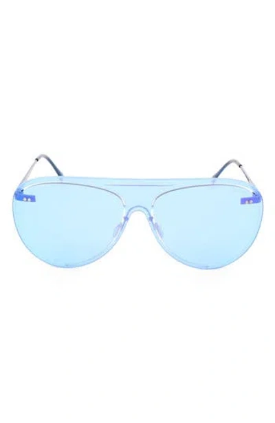 Super By Retrosuperfuture® 61mm Mask Sunglasses In Blue