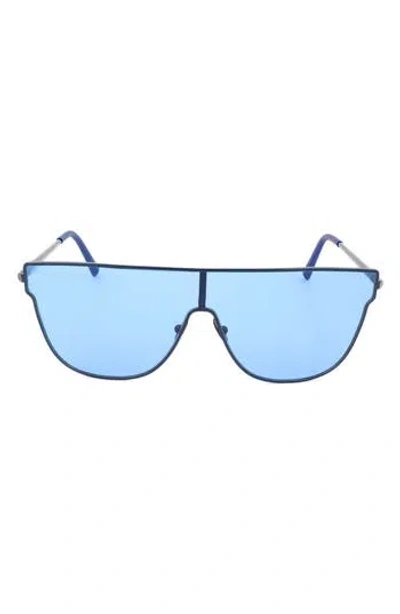 Super By Retrosuperfuture® 63mm Mask Square Sunglasses In Blue