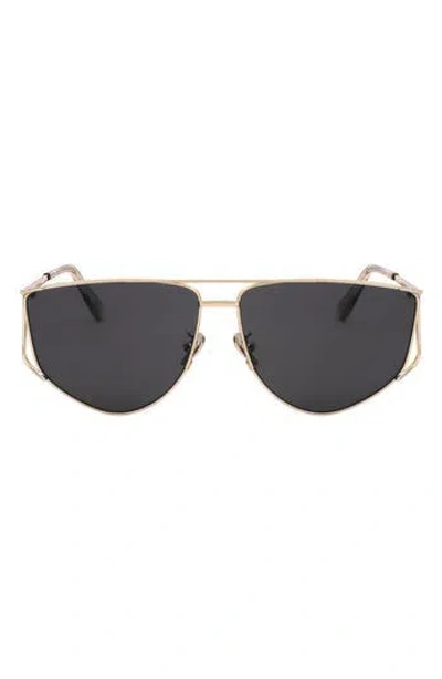 Super By Retrosuperfuture® 64mm Rectangle Sunglasses In Gold
