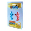 Super Impulse Plastic Worlds Smallest Rock Em Sock Em Robots Red & Blue - 4 Piece