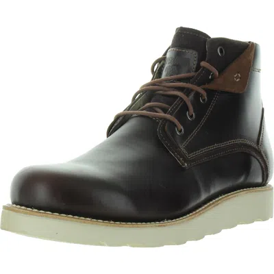 Super Lamb Mens Lace-up Leather Chukka Boots In Brown