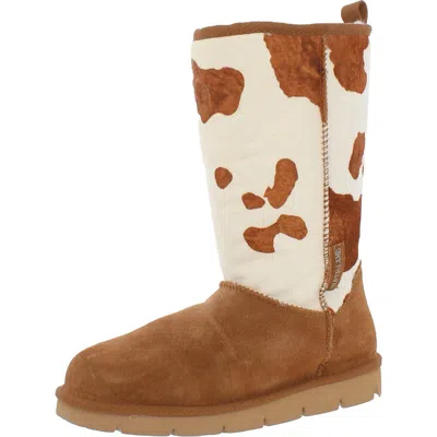 Super Lamb Turano Womens Suede Premium Comfort Mid-calf Boots In Multi